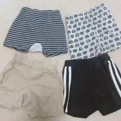 ショートパンツ4点セット 80