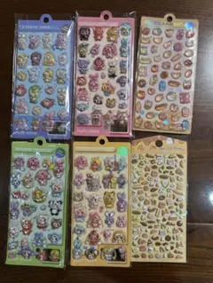Baby three 水入りボンボンドロップシール4枚＋2枚 ⑥