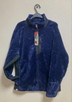 ワークマン　ダイヤフリース裏アルミジャケット　紺　M