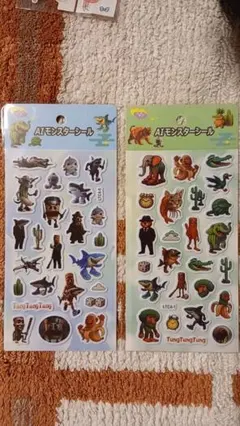 ☆AIモンスターイタリアンブレインロット風シール　2点セット