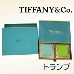 新品 ティファニー トランプ セット 箱付ピンク ライトブルー テーブル