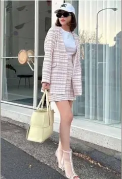 新品エイミーロウ　ツイードジャケット