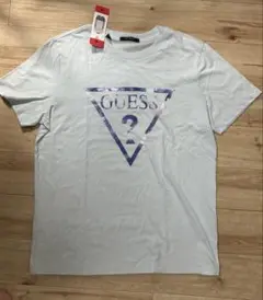 新品未使用　GUESS 半袖 Tシャツ ライトブルー Mサイズのサムネイル