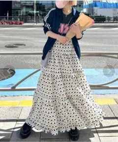 Alley by w closet ハート柄 キャミワンピース