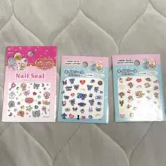 ネイルシール 3枚セット セボンスター　エンジェルブルー　デイジーラバーズ