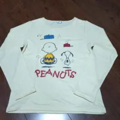 PEANUTS チャーリー・ブラウン 長袖カットソー