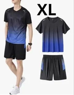 スポーツウェア メンズ 上下セット 半袖tシャツ ショートパンツ 薄手 XL