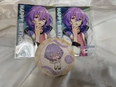 あんスタ 花群冬芽 ユメ バースデーブロマイド アニカフェ コースター