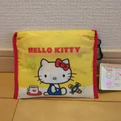 ハローキティ ポケット付きエコバッグ イエロー サンリオ
