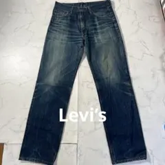 リーバイス502 メンズM W31 デニム ジーンズ 色落ち ヒゲ加工