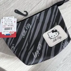 ハローキティ ストライプポーチ　アベイル　サンリオ