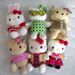 ハローキティ サンリオ ぬいぐるみ 6体セット まとめ売り レア 非売品