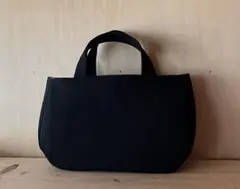 (1316) 帆布　トートバッグ　　黒