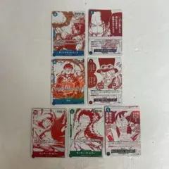 つ*ん様 ワンピースカードゲーム コミックパラレル プロモ7枚セット