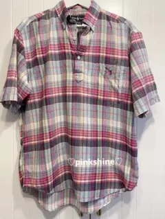 '90RALPH LAUREN 　PURCELL プルオーバー　チェックシャツ