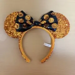 ディズニー カチューシャ ミニー スパンコール ハロウィン