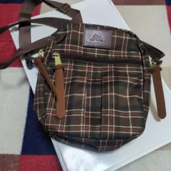 GREGORY チェック柄 ショルダーバッグL