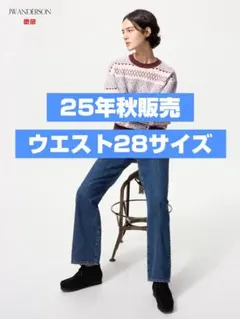 【25年秋販売分】ユニクロ x jwa ストレートジーンズ 28サイズ