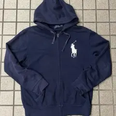 POLO Ralph Lauren ビッグポニー ジップパーカー ネイビー M