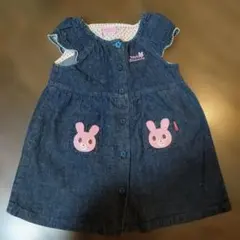 ホットビスケッツ　90 デニムワンピース