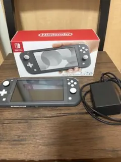 Nintendo Switch Lite グレー 本体 ACアダプター付き - メルカリ