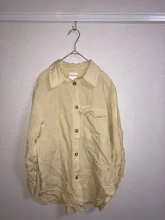 ♣︎H&M♣︎ベージュ ボタン付きシャツ