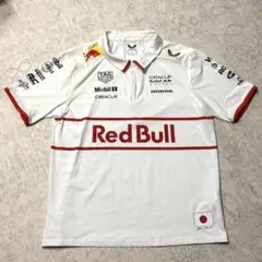 F1 2025 レッドブルレーシング ポロシャツ ホワイト 日本GP限定 40%OFFセール】2025 オラクル レッドブル レーシング チーム