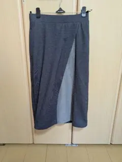 秋冬 GrandTableダークグレー スリット入り タイトスカート