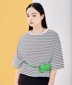 LEPSIM♡ バックギャザーワイドT♡ボーダー♡完売品