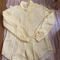 UNIQLO ユニクロ　イネス　チェック　ブラウス　長袖