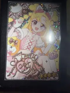 おねがいアイプリ　カード　ふわふわキャット　いのり　サイン　シークレット