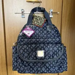 【新品】クリスチャンオリビエ　リュック　ネイビー　撥水加工のサムネイル