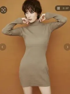 秋冬GYDA タイトミニワンピース