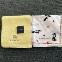 バーバリー　ミニタオル　ハンカチセット