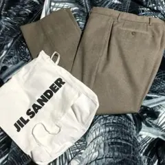 本人期 美品 JIL SANDER ウールトラウザー 保存袋付 サンフレール期のサムネイル