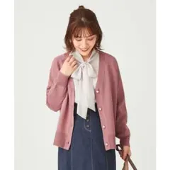 【新品未使用】anySIS Vネックミディ　カーディガン