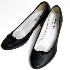 Repettoレペット パンプス ブラックレザー サイズ39.5