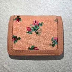 【完売品】フェイラー 三つ折り財布 ピンク 花柄 本体のみ