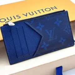 最高級美品】ルイヴィトン タイガラマ フラグメントケース ブルー 