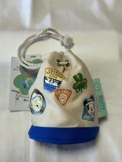☆新品・未使用☆ダッフィー ダッフル型ポーチ　スプリング・ヴォヤッジ
