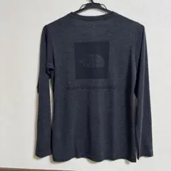 ノースフェイス　ロングスリーブドライメリノクルー レディースM ミックスグレー