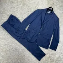 極美品✨洗える✨麻混✨ユナイテッドアローズ スーツ TORAY 上:XL 下:L