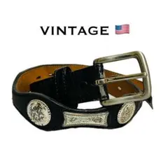 ベルト レディース 本革 ヴィンテージ