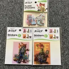 ズートピアシール ダイカットステッカー フレークステッカー 全46枚