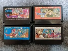 ファミコンRPGまとめ売り！エニックス　ドラゴンクエスト・Ⅱ・Ⅲ・Ⅳ　フルセット