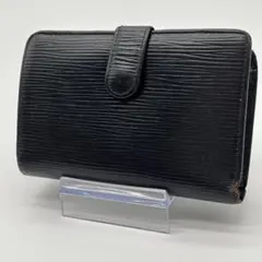 LOUIS VUITTON エピ がま口 二つ折り財布 ブラック ヴィエノワ