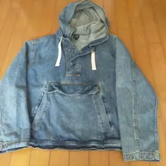 GAP デニム フード付きプルオーバー XS
