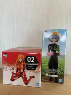 一番くじ エヴァンゲリオン フィギュア アスカ ＆アヤナミレイ2体セット