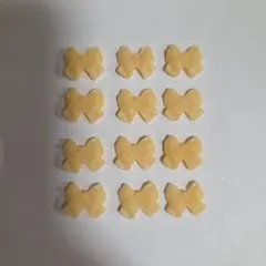 リボン型デコレーションパーツ ネイルパーツ 12個セット