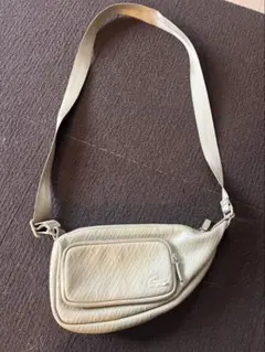 ラコステ　Lacoste ショルダーバッグ　ベージュ　メンズ